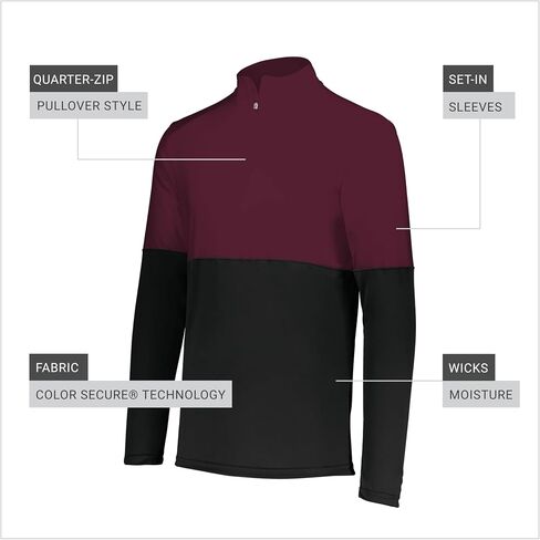 Holloway Men's Momentum Team 1/4 Zip Pullover in Saudi Arabia