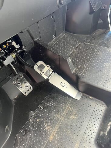 Silver UTV Footrest, Drivers Side, Stainless Steel, Compatible with Honda Pioneers in Saudi Arabia