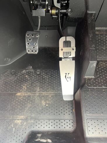 Silver UTV Footrest, Drivers Side, Stainless Steel, Compatible with Honda Pioneers in Saudi Arabia