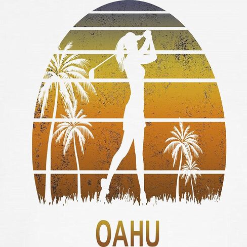 CafePress Retro Oahu Women's Golf Golfin Baseball Jersey Kids Cotton Baseball Jersey, 3/4 Raglan Sleeve Shirt in Kuwait