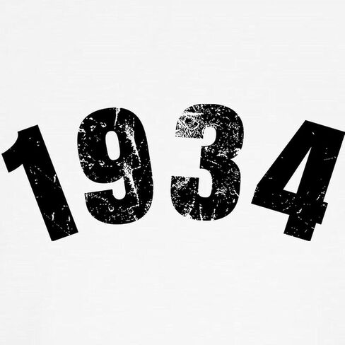 Cafepress 1934 year vintage baseball Jersey Kids Cotton Baseball Jersey ، 3/4 Raglan Sleeve Shirt in Saudi Arabia
