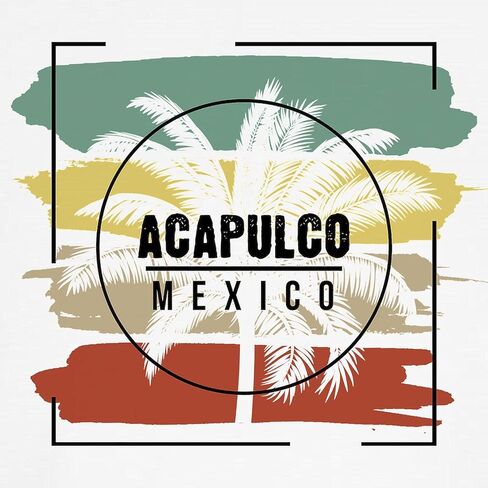 Cafepress Acapulco Mexico Palm Tree Retro AR Baseball Jersey Kids Cotton Baseball Jersey ، 3/4 Raglan Sleeve Shirt in Saudi Arabia