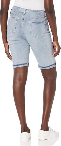 Gloria Vanderbilt Women's Mid Rise Feminine Cut Bermuda Short, Zermatt Whiskers, 14 Petite in Saudi Arabia