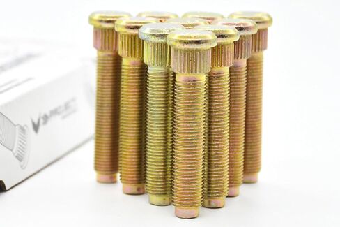 Project Innovation 63mm Long Extended Wheel Lug Studs Bolts متوافقة مع Mazda Miata M12x1.5x63 سنة 1990-2005 1 Set 10pcs in Kuwait