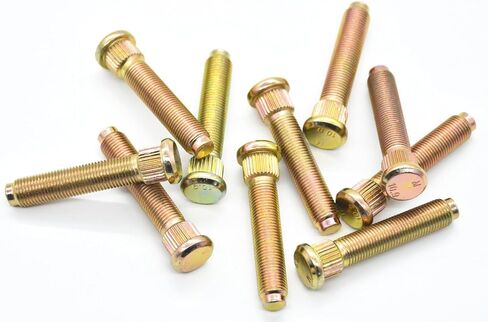 Project Innovation 63mm Long Extended Wheel Lug Studs Bolts متوافقة مع Mazda Miata M12x1.5x63 سنة 1990-2005 1 Set 10pcs in Kuwait
