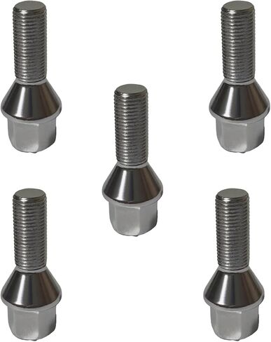 2 PCS 611-005 M12 * 1.25 * 17mm مسامير العجلة السداسية العجلة استبدال ، 6509933AA عجلة الترباس متوافق مع 2014-2023 Jeep Cherokee/2015-2023 Jeep Renegade/2013-2016 Dodge Dart/2015-2017 Chrysler 200 in Kuwait