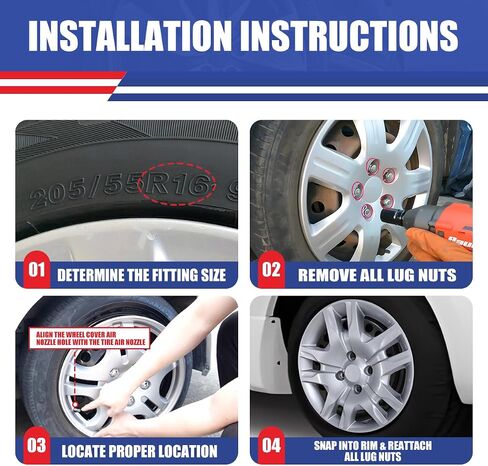 16" Silver Hubcaps Fit for 2007-2012 Nissan SENTRA, Bolt-On Installation Wheel Rim Covers, Set of 4 PP Material Hub Caps - 16 Inch Silver Lacquer 4-Pack in Saudi Arabia