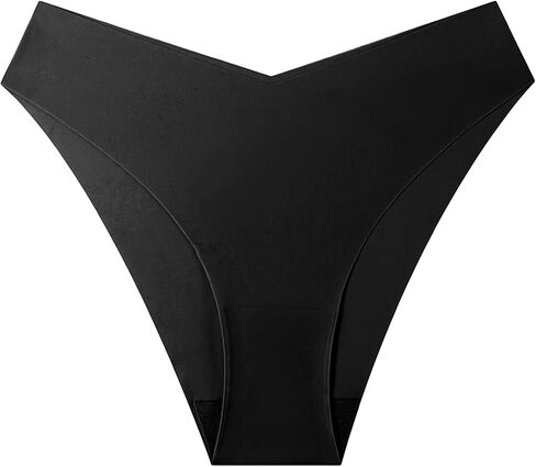 DIACACY Womens Underwear Soft Hipster Panties Solid Color Ladies Cheeky Bikini Briefs in Kuwait