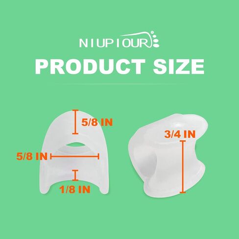 Niupiour Silicone Toe Separator - 14 Pack Gel Toe Spacers for for Women and Men, Toe Corrector for Women and Men, Toe Straightener for Bunions, Overlapping Toe, Hammer Toe, Say Goodbye to Pain in Saudi Arabia