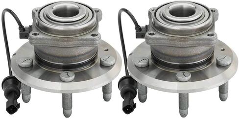 AutoShack Rear Wheel Hub Bearing Pair of 2 Driver and Passenger Side Replacement for 2010-2014 2015 2016 2017 Chevrolet Equinox 2010-2017 GMC Terrain 2.4L 3.0L 3.6L V6 4WD AWD FWD 5-Lug HB612442PR in Saudi Arabia