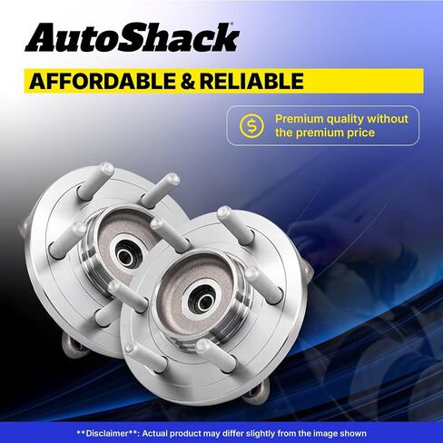 AutoShack Rear Wheel Hub Bearing Pair of 2 Driver and Passenger Side Replacement for 2010-2014 2015 2016 2017 Chevrolet Equinox 2010-2017 GMC Terrain 2.4L 3.0L 3.6L V6 4WD AWD FWD 5-Lug HB612442PR in Saudi Arabia