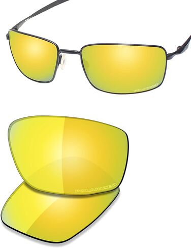 عدسات الاستبدال البديلة الصحن الممتازة وأطقم المطاط لـ Oakley Square Wire 2 2014 OO4075 نظارة شمسية in Saudi Arabia