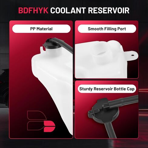 BDFHYK Engine Toolant Soodant Reservoir Overflow Tank متوافق مع Toyota Highlander 2008-2013 استبدال 603-289 164700P060 in Saudi Arabia