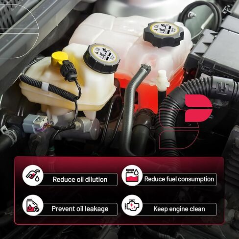 BDFHYK Engine Toolant Soodant Reservoir Overflow Tank متوافق مع Toyota Highlander 2008-2013 استبدال 603-289 164700P060 in Saudi Arabia