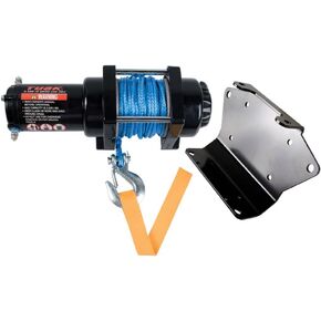 Tusk Winch with Synthetic Rope and Mount Plate 3500 lb. Compatible with Yamaha Grizzly 700 4x4 2016-2024 in Saudi Arabia