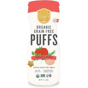 سيرينيتي للأطفال بعمر 6+ أشهر، وجبات خفيفة خالية من الحبوب للأطفال الصغار والرضع | خالي من السكر المضاف، خالي من الغلوتين والأرز، خالي من مسببات الحساسية | مصنوع من الكسافا العضوية والخضار والأعشاب | مجموعة متنوعة من مرق العظام | 6 عدد in Kuwait