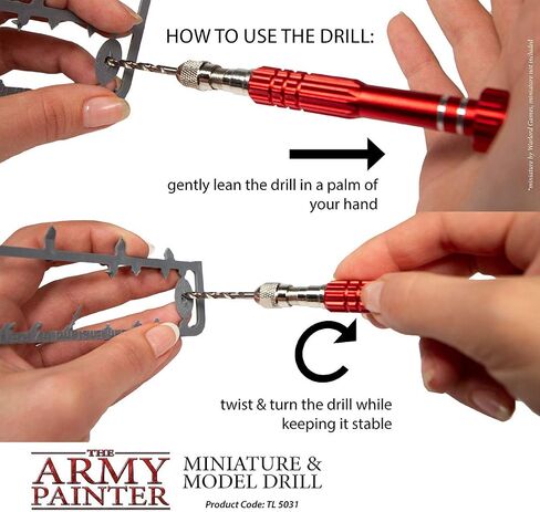 مجموعة لقم مثقاب The Army Painter - 10 لقم ثقب صغيرة للمثقاب اليدوي - مجموعة لقم مثقاب صغيرة من Wargamers للمنمنمات - لقم ثقب صغيرة ملتوية in Saudi Arabia