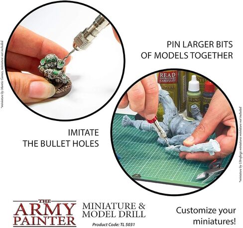 مجموعة لقم مثقاب The Army Painter - 10 لقم ثقب صغيرة للمثقاب اليدوي - مجموعة لقم مثقاب صغيرة من Wargamers للمنمنمات - لقم ثقب صغيرة ملتوية in Saudi Arabia
