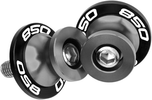 Motorcycle M8 Swingarm Spools Slider For Tiger 850 Sport 2021-2024 Motorcycle Bobbins Paddock Stand Spools Paddock Stand Bobbins m8 tiger 850 sport Accessories (Gray) in Saudi Arabia