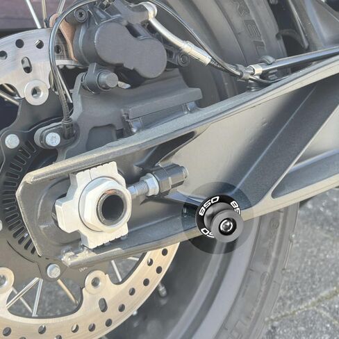 Motorcycle M8 Swingarm Spools Slider For Tiger 850 Sport 2021-2024 Motorcycle Bobbins Paddock Stand Spools Paddock Stand Bobbins m8 tiger 850 sport Accessories (Gray) in Saudi Arabia