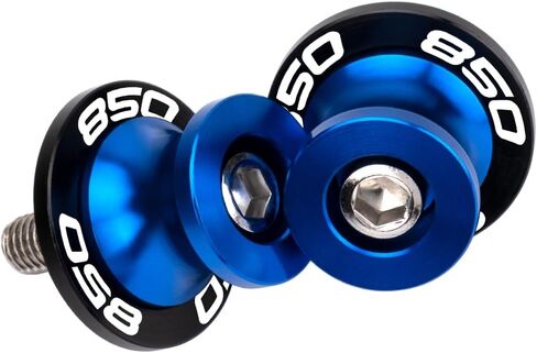 Motorcycle M8 Swingarm Spools Slider For Tiger 850 Sport 2021-2024 Motorcycle Bobbins Paddock Stand Spools Paddock Stand Bobbins m8 tiger 850 sport Accessories (Gray) in Saudi Arabia