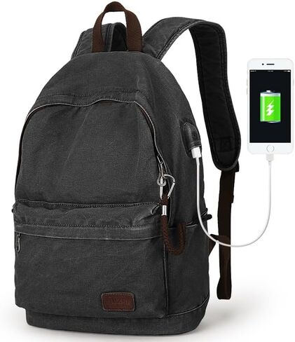 Muzee Canvas Backpack Lightweight Travel Daypack Daypack Rucksack Backpack Backpack in Kuwait