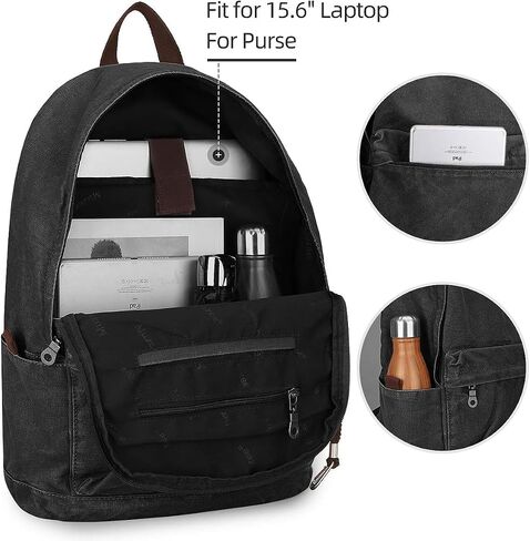 Muzee Canvas Backpack Lightweight Travel Daypack Daypack Rucksack Backpack Backpack in Kuwait
