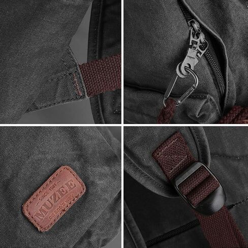 Muzee Canvas Backpack Lightweight Travel Daypack Daypack Rucksack Backpack Backpack in Kuwait
