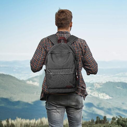 Muzee Canvas Backpack Lightweight Travel Daypack Daypack Rucksack Backpack Backpack in Kuwait