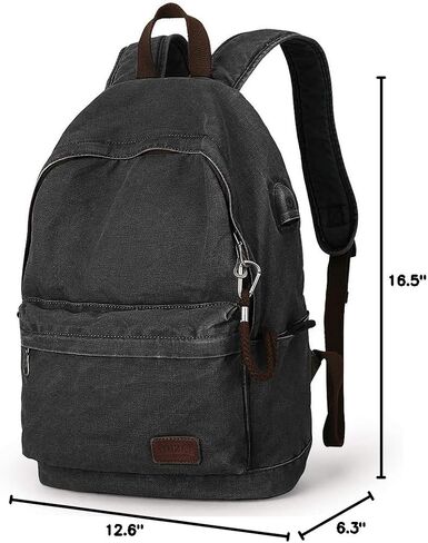 Muzee Canvas Backpack Lightweight Travel Daypack Daypack Rucksack Backpack Backpack in Kuwait