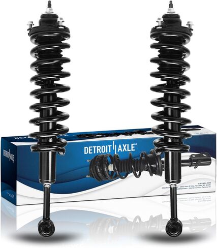 Detroit Axle - 2 Front Struts for 2003-2021 Toyota 4Runner FJ Cruiser 2005-2015 Tacoma Complete Struts w/Coil Spring 2006 2007 2008 2009 2010 2011 2012 2013 2014 Replacement Ready Strut Shock Assembly in Saudi Arabia