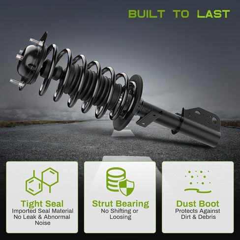 AutoSaver88 Front Complete Struts Froofs و Coil Spring Assembly متوافقة مع 2008-2012 Buick Enclave ، 2009-2012 Chevy Traverse ، 2007-2012 GMC Acadia ، 2007-2010 Saturn Outlook in Saudi Arabia