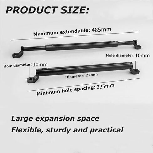 Motorcycle Balance Bar Motorcycle Handlebars Aluminum Alloy Motorcycle Cross Bar with Handlebar 22mm in Diameter Adjustable Strength Levers Balance Handlebar Crossbar (Black) in Saudi Arabia