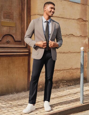 PJ Paul Jones Mens Golf Pants Stretch Work Press Pant Classic Classic Fit Plans Breats مع 5 جيوب in Kuwait