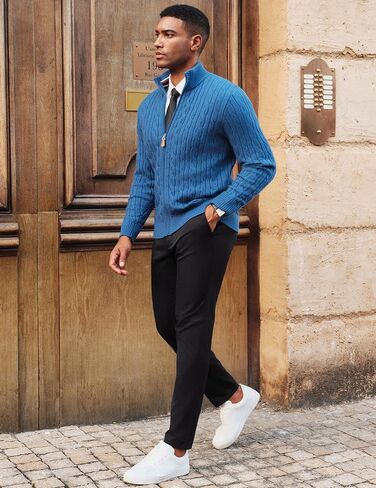 PJ Paul Jones Mens Golf Pants Stretch Work Press Pant Classic Classic Fit Plans Breats مع 5 جيوب in Kuwait