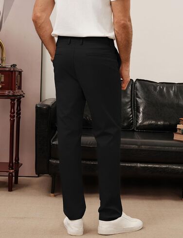 PJ Paul Jones Mens Golf Pants Stretch Work Press Pant Classic Classic Fit Plans Breats مع 5 جيوب in Kuwait