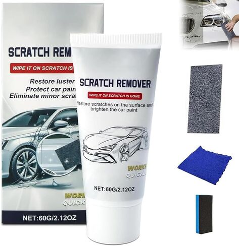 Nano Sparkle Cloth Car Scratch Remover, Advanced Scratch Repair Paste and Upgraded Nano Cloth for Effortless Car Scratch Repair in Saudi Arabia