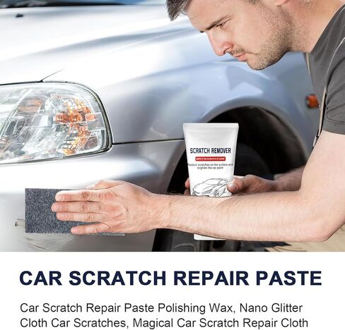 Nano Sparkle Cloth Car Scratch Remover, Advanced Scratch Repair Paste and Upgraded Nano Cloth for Effortless Car Scratch Repair in Saudi Arabia