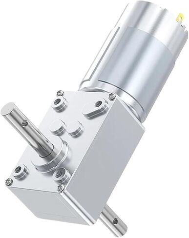 Gear Motor 5840-555 Miniature Brushed DC Motor 12V~24V Bidirectional Round Shaft 32MM Switching Forward and Reverse Speed Regulating Motor(160RPM,12V Bracket Motor) in Kuwait