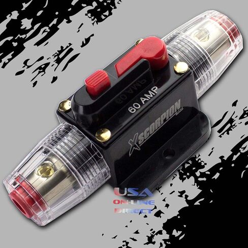 Marine Grade Gold Inline 12 Volt 120 Amp Power Circuit Breaker Manual Reset Audio in Saudi Arabia