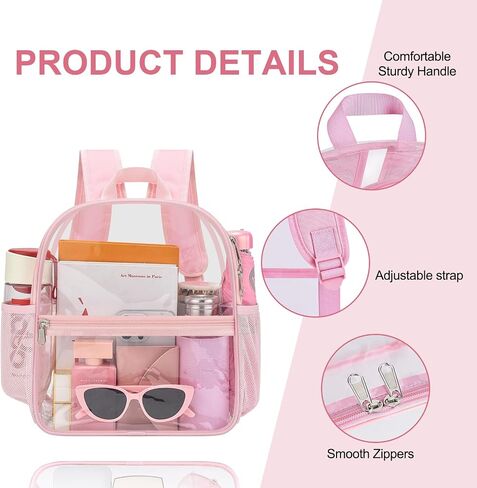 Oraben Clear Backpack for Stadium Events Clear Stadium Bag in Kuwait