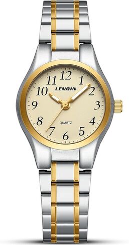 LN LENQIN Watches for Women Easy Read Waterproof Ladies Watches Quartz Wrist Watch with Stainless Steel Band in Kuwait