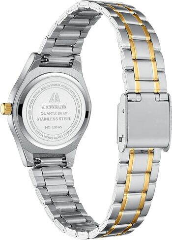 LN LENQIN Watches for Women Easy Read Waterproof Ladies Watches Quartz Wrist Watch with Stainless Steel Band in Kuwait