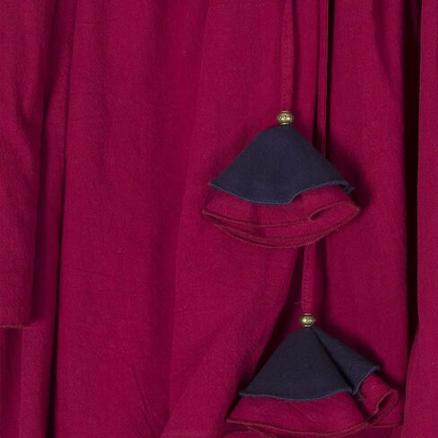 Kinghua Womens Retro Cotton Linen Long Long Skirt مرنة مرنة مرنة مطوية غير متناظرة تنورة Maxi Line Maxi Skirt in Kuwait