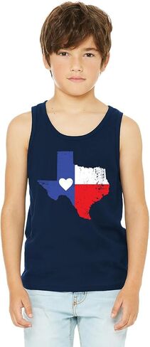 ThreadRock Kids texas state flag with Heart Youth Tank Top in Saudi Arabia