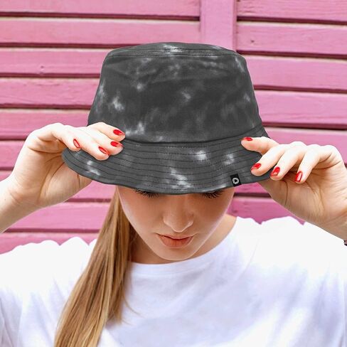 Dalix Tie Dye 100 ٪ Cotton Usisex Outdoor Summer Bucket Hat in Kuwait