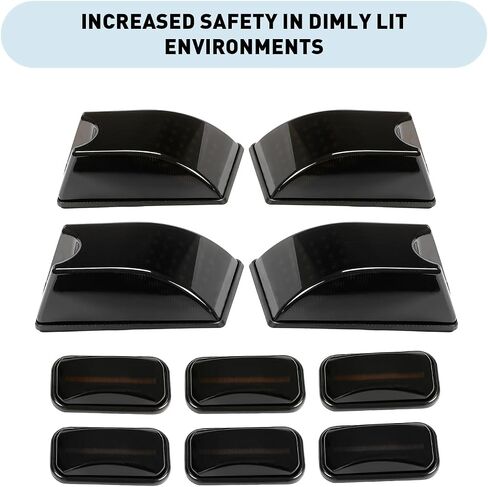 Kojem LED Cab Roof Lights Compatible with 2003-2009 Hummer H2 SUT Top Clearance Running Lights Kits Marker Lamps Smoke Lens & Black Housing 10Pcs in Saudi Arabia