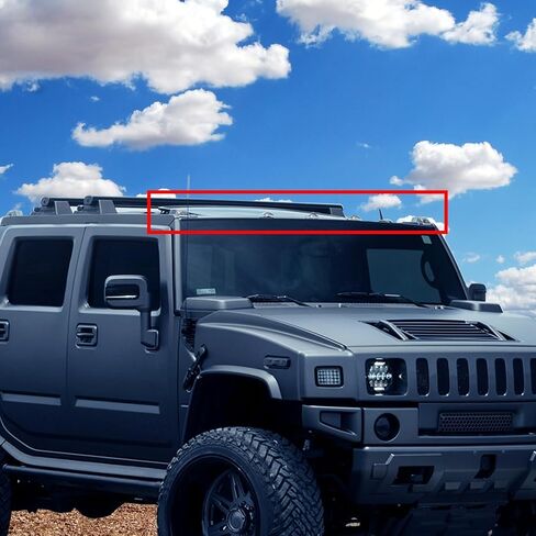 Kojem LED Cab Roof Lights Compatible with 2003-2009 Hummer H2 SUT Top Clearance Running Lights Kits Marker Lamps Smoke Lens & Black Housing 10Pcs in Saudi Arabia