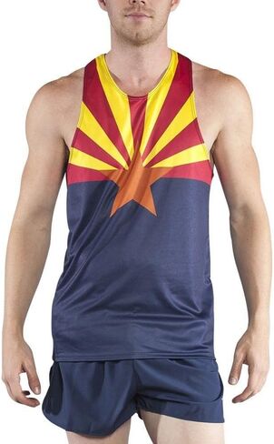 BOA Mens Printed Running Singlet (2600P) in Saudi Arabia