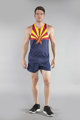 BOA Mens Printed Running Singlet (2600P) in Saudi Arabia